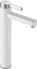 Rubinetto da lavabo Rea Polo White Chrom high