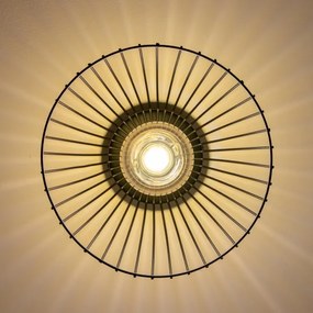 Brilagi - Lampadario LED a plafone CERIA WIRE 1xE27/40W/230V Ø 30 cm nero