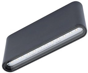 Applique a LED da esterno FLOW 2xLED/6W/230V IP54 nero