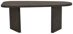 Tavolino da salotto marrone scuro 50x100 cm Melo – House Nordic