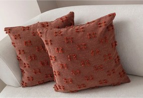 Federe decorative in set 2 pz 43x43 cm Tuffet – Mioli Decor