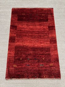 Loribaft Tappeto 60 x 90 Rosso (Iran) Annodato A Mano