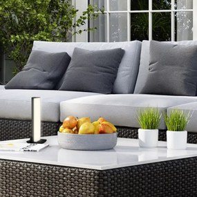 Briloner 7474-015 - Lampada da tavolo LED ricaricabile 7W 5V 3000K nera