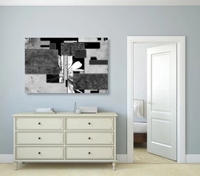 Stampa su tela – Astrazione in bianco e nero
