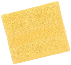 Asciugamano giallo in puro cotone, 30 x 50 cm - Foutastic