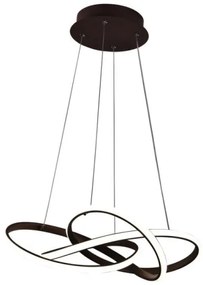 Lampadario a sospensione con filo LED dimmerabile LED/65W/230V 3000-6500K marrone + telecomando