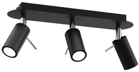 Faretto PRESTON 3xGU10/40W/230V nero