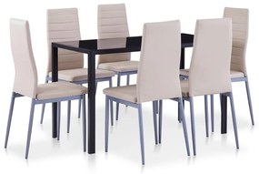 Set Da Pranzo 7 Pz Cappuccino /