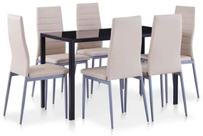 Set Da Pranzo 7 Pz Cappuccino /