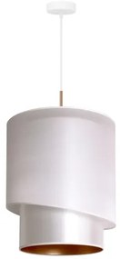 Duolla - Lampadario a sospensione con filo PARIGI 1xE27/15W/230V diametro 40 cm argento/oro