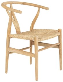 Sedia in Teak e Paglia Naturale - POGIANA