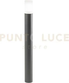 Lampo paletto in alluminio antracite opaco  1 luce attacco e27 ip54...