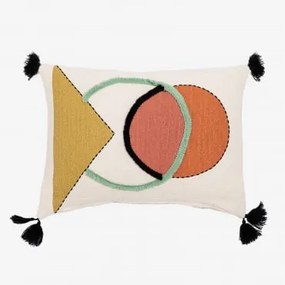Cuscino Con Ricamo In Cotone (30x45 Cm) Dinski Multicolore Classic - Sklum