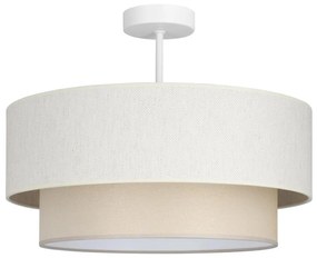 Plafoniera NATIA 1xE27/60W/230V colore crema