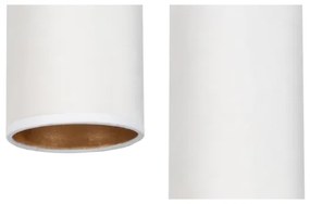 Lampadario a cavo AVALO 1xE27/60W/230V bianco/rame