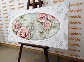 Stampa su tela – Rose di pietra