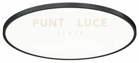 Gpl329- plafoniera d.60cm 3000-4000-6000k 4800-5000-5100lm 40w nera...