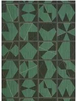 Osborne & Little Carta da parati Kutani Vinyl - Indigo/ Ivory