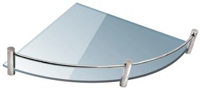 Kamalu - mensola bagno 25cm in vetro semicircolare vitro-20