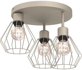 Plafoniera PARKLA 3xE27/15W/230V beige