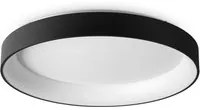 Plafoniera Contemporanea Ziggy Metallo Nero Led Integrato 62W 3000K Ip20