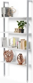Kit cabina armadio PROJECT KIT SCAFFALE 4R 90X33CM CLASSIC in alluminio 95 x 220 x 33 cm bianco/anodizzato