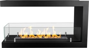 Camino a bioetanolo da incasso Trifacciale biocamino 3 Lati 90x50 cm MARATEA 90