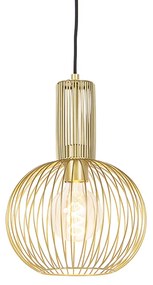 Lampada a sospensione di design oro - Wire Whisk