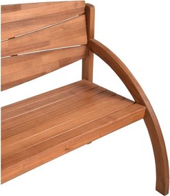 Panchina da giardino in legno marrone Hadia - Garden Pleasure