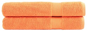 Asciugamani Solund 2 Pz Arancione 100x200 Cm 600 G/m² /