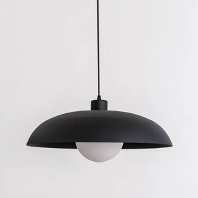 Lampada a sospensione con cavo ECLIPSE 1xE27/15W/230V nera