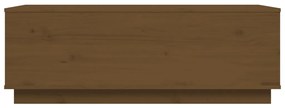 Tavolino da Salotto Miele 100x50x35 cm Legno Massello di Pino