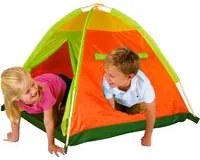 Tenda da Gioco per Bambini 112x112x94 cm Struttura in Plastica Tubolare Avventura Multicolore