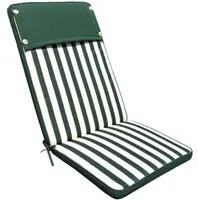 Cuscino alto idrorepellente in Poliestere cm 113x49x4 - YORK Colore: Verde