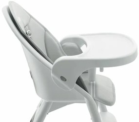 KINDERKRAFT - Sedia da pranzo per bambini 2in1 DINNLY grigio