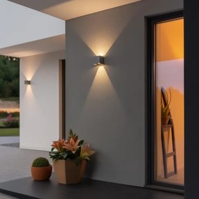 Brilagi - Applique a LED da esterno CUBE LED/6W/230V grigio IP54