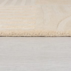Tappeto in lana beige 200x290 cm Zen Garden - Flair Rugs
