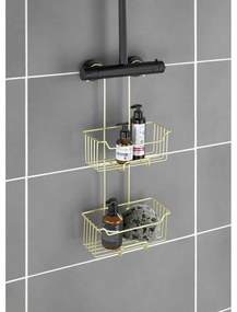 Mensola da bagno sospesa in acciaio inox color oro Milo - Wenko