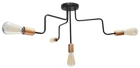 Lampadario fisso OXFORD 4xE27/15W/230V nero
