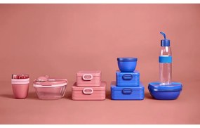 Scatola per snack con forchetta 3 pz Vivid mauve - Mepal