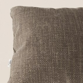 Lyon cuscino disponibile in diversi colori realizzato in morbido tessuto intrecciato impermeabile T06 marrone