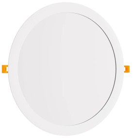 Pannello LED Rotondo 30W 3.000lm no Flickering Foro Ø278-285mm Colore Bianco Caldo 3.000K