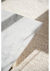 Tavolino in marmo marrone 90x90 cm Brooksville - Rowico