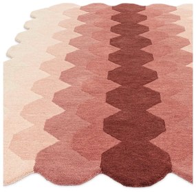 Tappeto in lana rosa 160x230 cm Hive - Asiatic Carpets