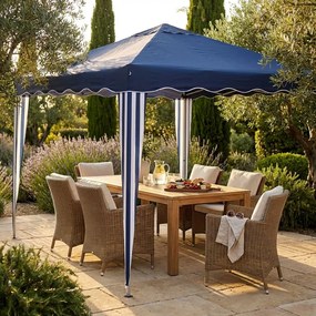 HEBES - gazebo pieghevole e richiudibile completo di sacca protettiva in acciaio 3 x 3 m