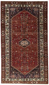 Shiraz Tappeto 290x160 Rosso (Iran) Annodato A Mano