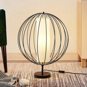 Lindby Koriko lampada da tavolo a gabbia