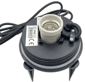 Lampada da esterno decorativa LUMISTONE 1xE27/15W/230V IP65 diam. 31,8 cm