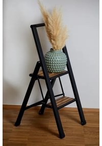 WENKO 50482100 - Scaletta ALU-DESIGN 44x101 cm nero