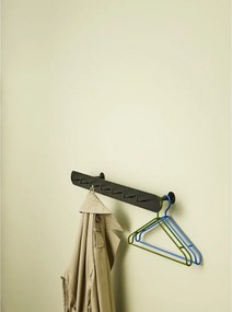 Attaccapanni in metallo nero Hack - Hübsch